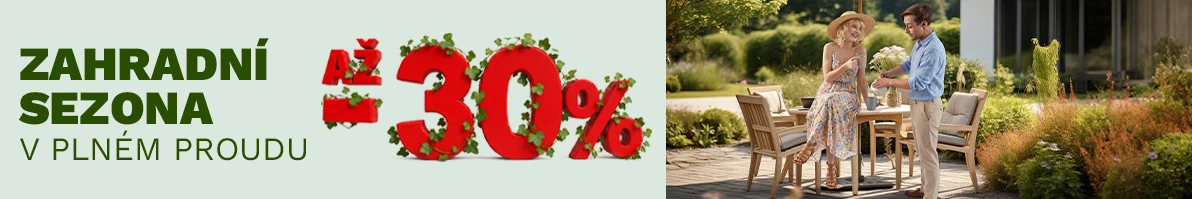 Zahrada v plném proudu - 30 %