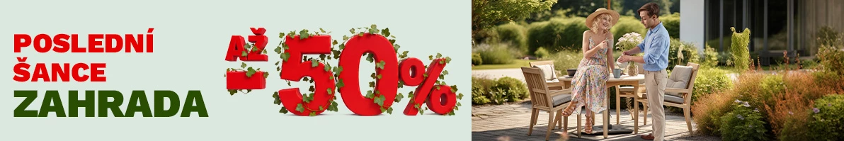 Zahrada v plném proudu - 50 %