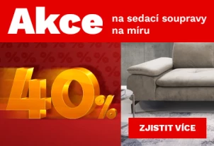 40 % na sedačky na míru 1-31-8-2026