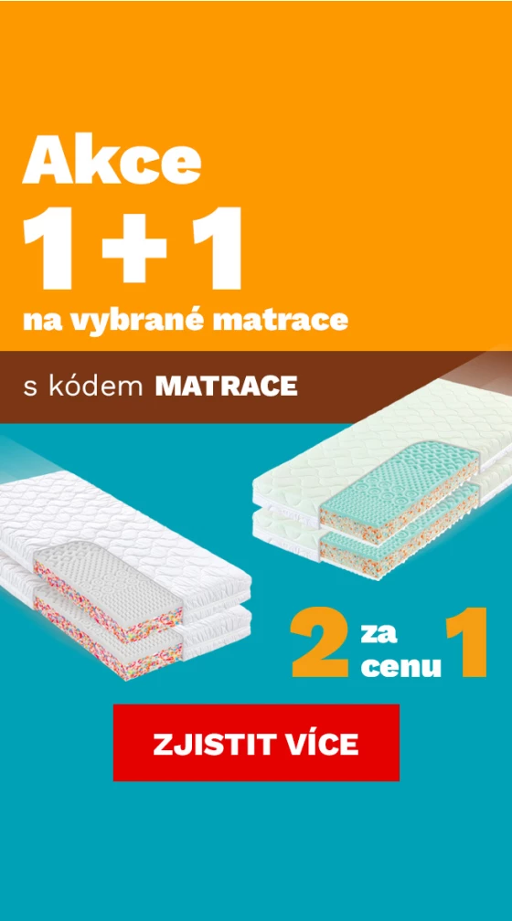 Matrace 1+1 zdarma 1-31-8-2026