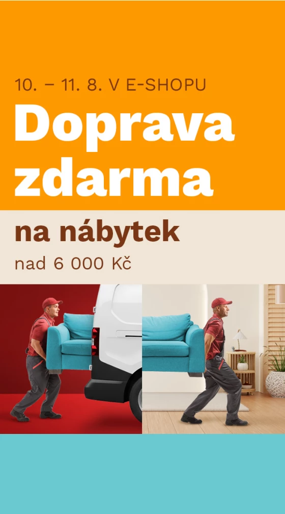 DOPRAVA ZDARMA nad 6000,- 10-11-8-2026