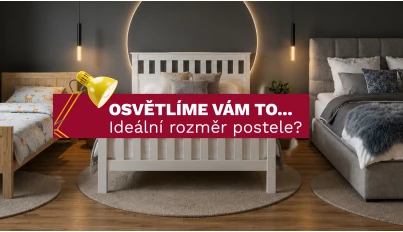 Jak vybrat ideální rozměr postele?