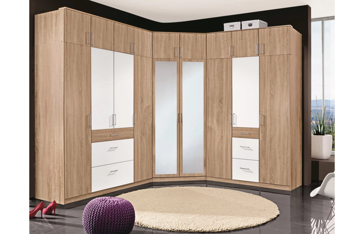 Skříňový nástavec Click, 135 cm, bílý 5