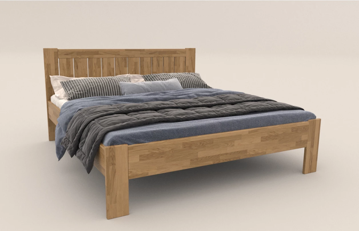 Postel Berta 180x200 cm, přírodní buk 1