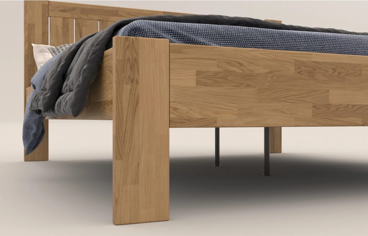 Postel Berta 180x200 cm, přírodní buk 2