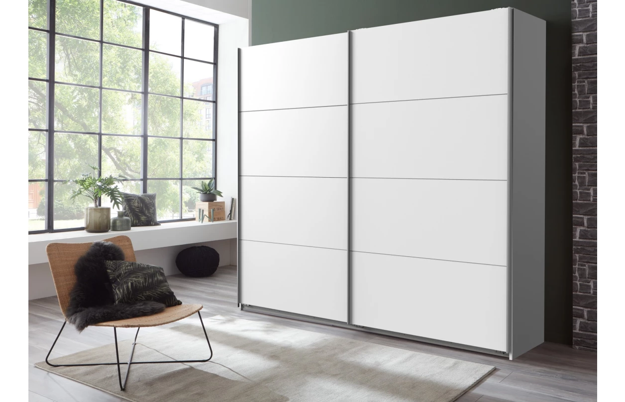 Šatní skříň Easy Plus, 225 cm, bílá 8