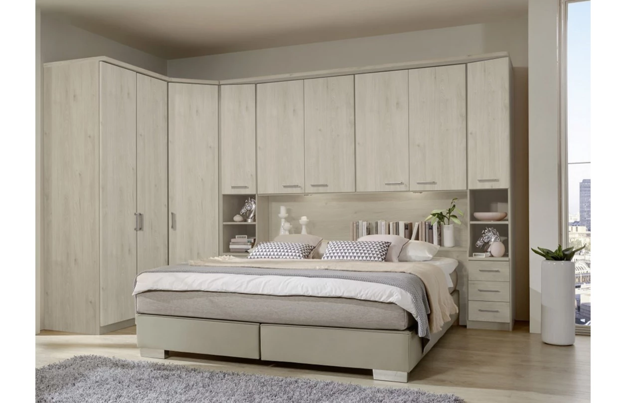 Skříňové přemostění k posteli Luxor, polární modřín 4