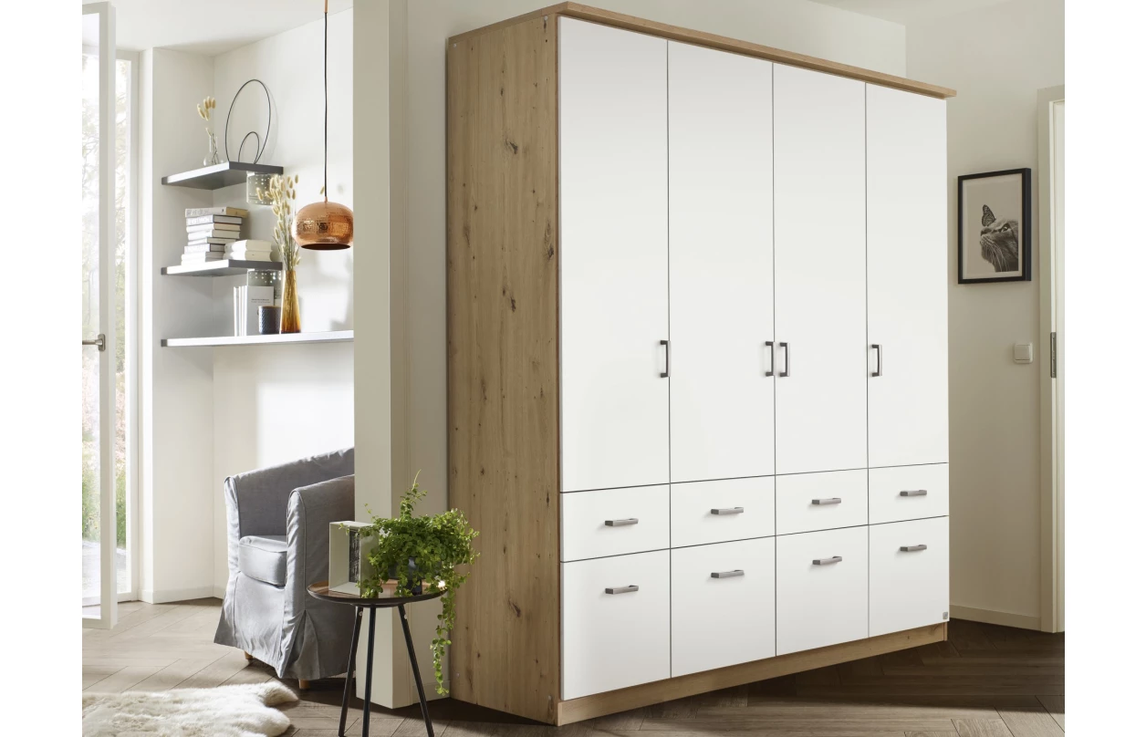 Skříňový nástavec Bremen, 136 cm, bílý 20