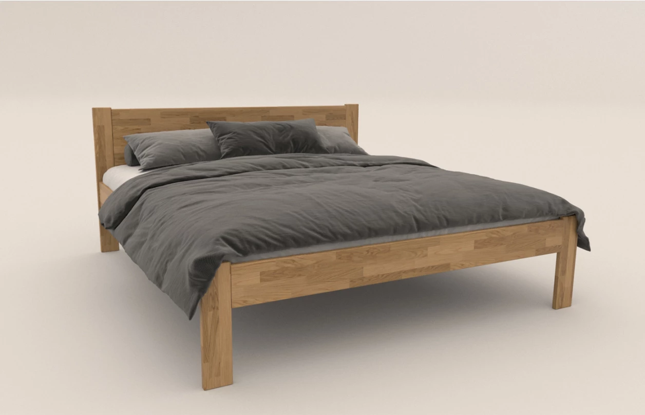 Postel Fava 180x200 cm, přírodní buk 1