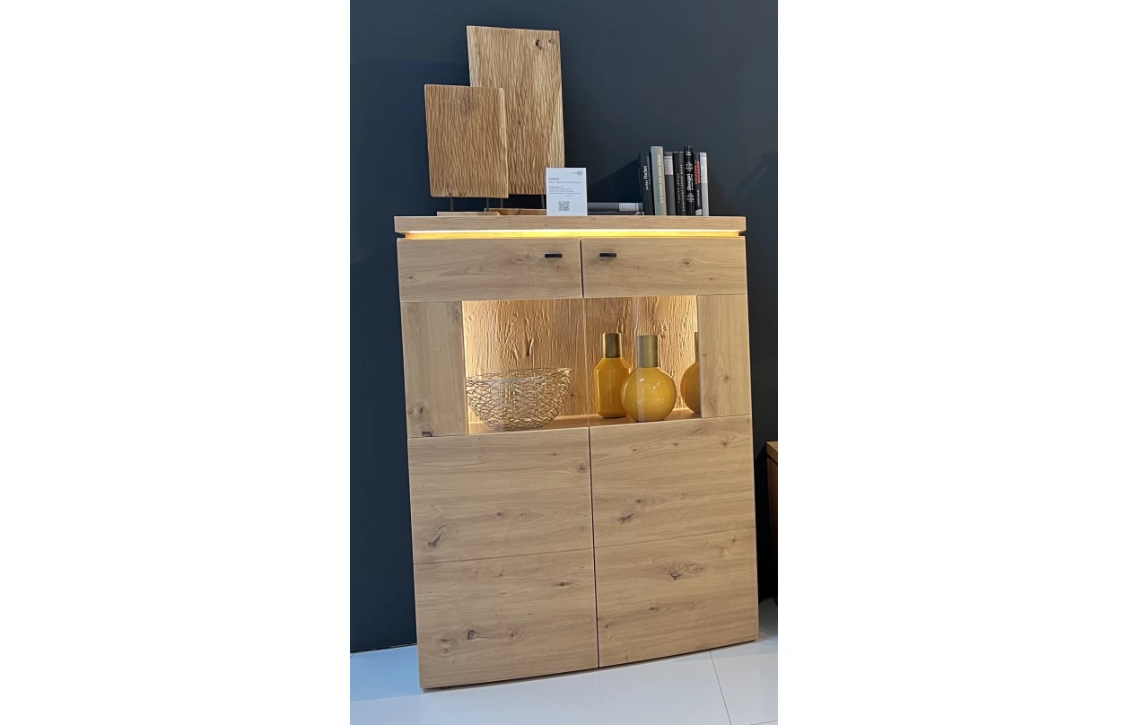 Obývací stěna Bolus, dub artisan, s osvětlením 10