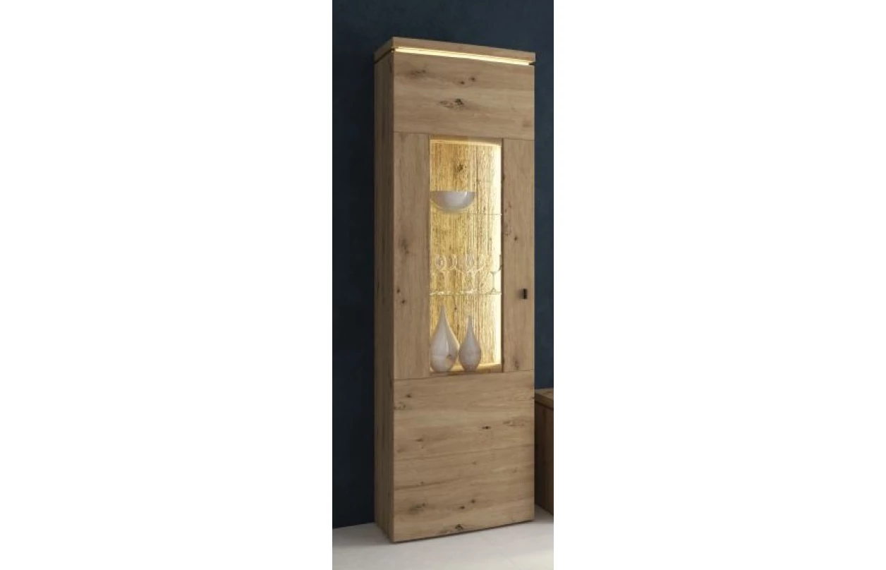 Obývací stěna Bolus, dub artisan, s osvětlením 11