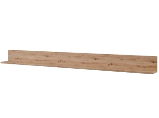 Police na zeď Asko Living, 180 cm, dub artisan