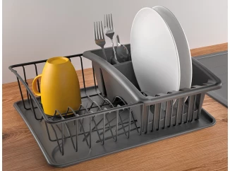 Odkapávač nádobí Lava TouchTherm antracitový