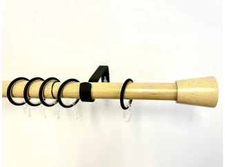 Garnýž Jana 100-190 cm, imitace bukového dřeva