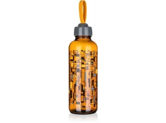 Láhev na pití Manon 450 ml, hnědé sklo