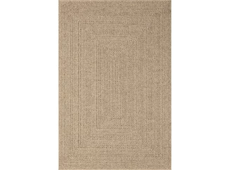 Venkovní/vnitřní koberec Kenzy 160x230 cm, přírodní čtverce