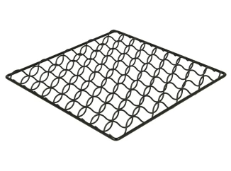 Kuchyňská podložka 18x18 cm, černá