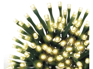 Vánoční řetěz LED 12 m, teplá bílá