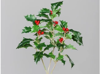 Umělá květina Vánoční cesmína, 40 cm