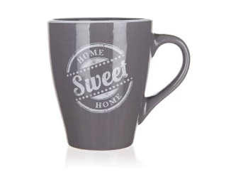 Hrnek Sweet Home 310 ml, šedý