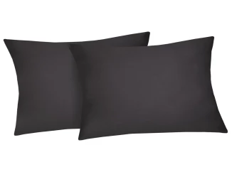Povlak na polštář (2 ks) Satin 40x60 cm, antracitový