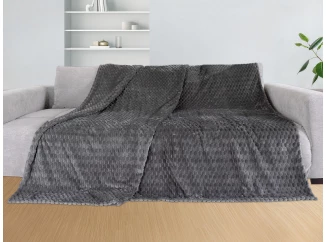 Deka Cashmere touch Big Dots 220x240 cm, antracit