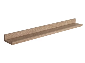 Police na zeď Larisa, 80 cm, dub sonoma