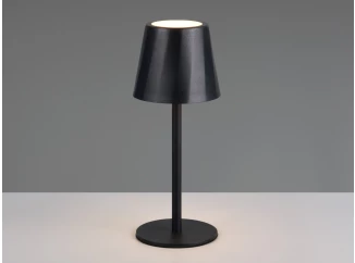 Nabíjecí LED stolní lampa Diaz, černá