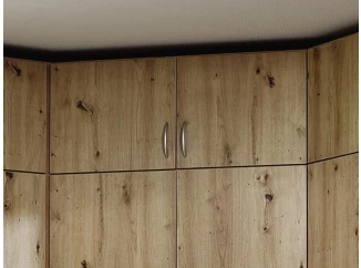 Rohový skříňový nástavec Case, dub artisan