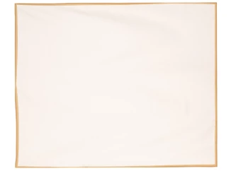 Vánoční ubrus 130x220 cm, krémový se zlatými vetkanými nitkami