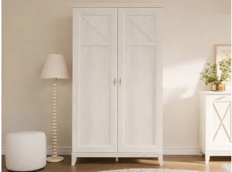 Šatní skříň Miramare 113 cm, bělená borovice