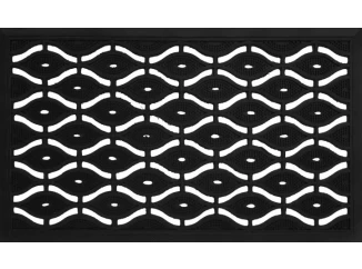 Gumová rohožka Eye Mat 45x75 cm, řady očí