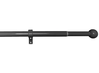 Garnýž Lory 200-350 cm, černý nikl