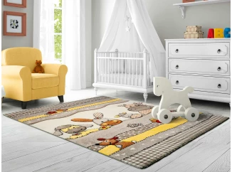Koberec Diamond Kids 120x170 cm, krajina se zvířátky