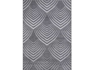 Koberec Oksi 80x150 cm, šedá geometrie