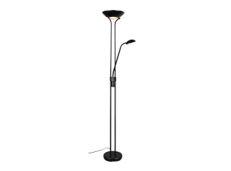Stojací lampa Spock, černá