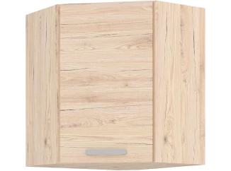 Horní rohová kuchyňská skříňka Bordeaux, 60/60 cm, dub bordeaux