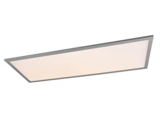 Stropní LED osvětlení Alpha 80x29 cm, titanově šedá