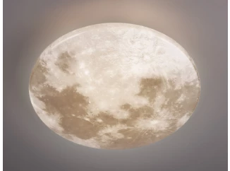 Stropní LED osvětlení Moonika 37 cm, motiv měsíc