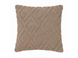 Dekorační polštář Boho rabbit 45x45 cm, taupe
