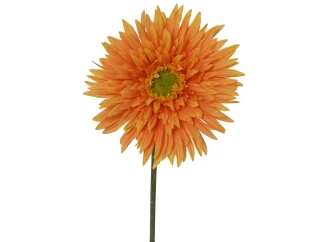 Umělá květina Chryzantéma 54 cm, oranžová
