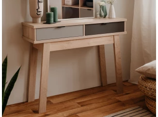 Konzolový/toaletní stolek Epik, dub/šedý