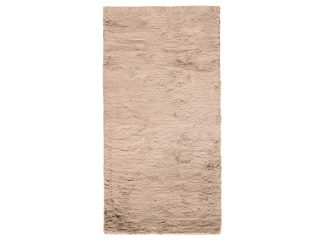 Koberec Bobs 110x170 cm, béžová imitace králičí kožešiny