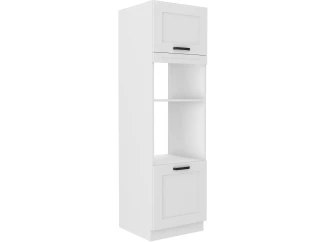 Skříň pro vestavnou a mikrovlnnou troubu Luna, 60 cm, bílá