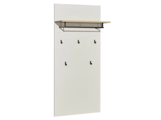 Nástěnný věšákový panel Lime, béžový kašmír/dub evoke