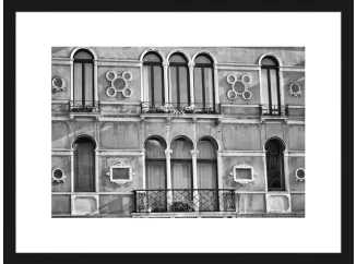 Rámovaný obraz Architektura, černobílý