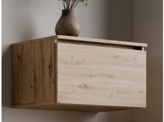 Nástěnná skříňka Asko Living, 60 cm, dub artisan