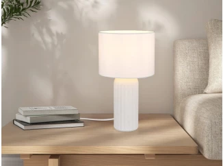 Stolní lampa Blair 36 cm, bílá