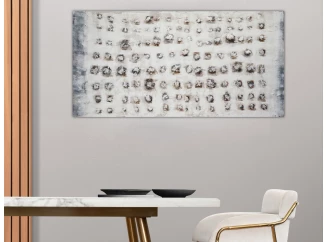 Ručně malovaný obraz Abstrakce, 140x70 cm
