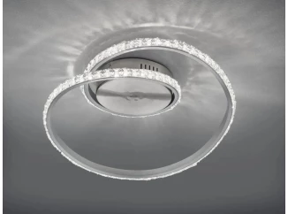 Stropní osvětlení Rubin, LED, RGBW, imitace křišťálů